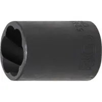 Bgs 5266-17 Douille spéciale / Extracteur de vis, 12,5 (1/2), 17 mm