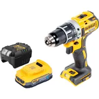 DeWalt DCD 791 E1 Perceuse-visseuse sans fil 18 V 70 Nm Brushless + 1x batterie Powerstack 1,7 Ah + chargeur