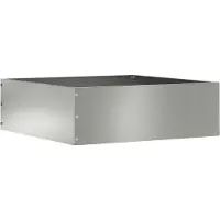 vidaXL Bordure de pelouse Argent 40 x 40 x 13 cm Acier galvanisé