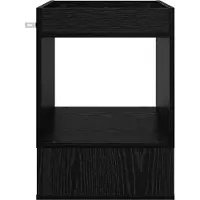 vidaXL Table d'appoint 2 pcs Chêne noir 40 x 40 x 56 cm