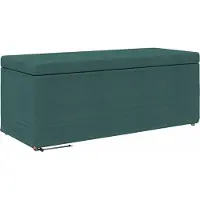 vidaXL Tabouret vert foncé 101 x 41 x 40 cm Tissu et bois pressé