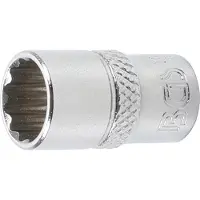 Bgs 10780 Douille, 6,3 (1/4), 12 pans, 10 mm