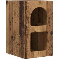 vidaXL Table de chevet 2 pcs Bois ancien 29,5 x 35 x 50 cm