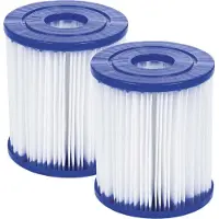 Bestway Filtre pour pompe à filtre Type I - jeu de 12 58093