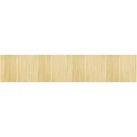 vidaXL Tapis rectangulaire naturel clair 80x400 cm bambou