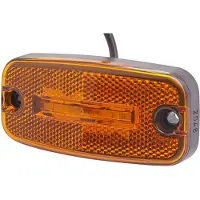 Hella Feu de signalisation latéral , tension nominale 24V, LED