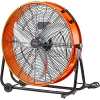 Vevor Ventilateur à Tambour Industriel 0,6 m Haute Vitesse Utilisation Commerciale