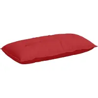 vidaXL Coussin de Dos Rouge 100 x 19 x 50 cm tissu