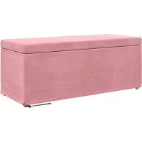vidaXL Tabouret rose 101 x 41 x 40 cm Velours et bois d'ingénierie