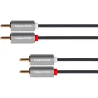 Krüger&Matz Câble RCA 2x - RCA 2x, 10m Kruger&Matz Basic