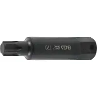 Bgs 5246-T70 Embout profilé en T sans alésage, 100 mm de long, T70, 22 mm 6 pans