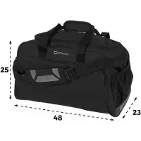 Stanno San Remo Sac De Sport Avec Poches Latérales - Noir | Taille: UNI