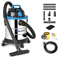Vacmaster VQ1220SC Aspirateur eau et poussière Aspirateur industriel Aspirateur, fonction soufflerie, aspirateur eau et poussière sans sac 1250 W 20 L