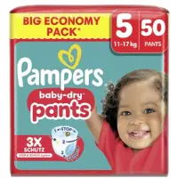 Pampers Baby-Dry Pants Couches-culottes taille 5 - 50 pièces