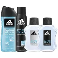 Adidas Ice Dive Case 4-Piece Eau de Toilette Set