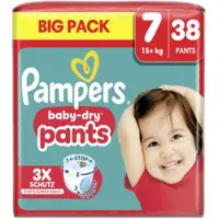 Pampers Baby-Dry Pants, Taille 7, 38 couches-culottes