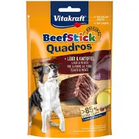 Vitakraft Snack Quadros Bâtonnets De Bœuf Foie Et Pommes De Terre 70gr 7 Unités
