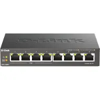 D-Link Dgs-1008p 8 Port Desk Switch Noir One Size / EU Plug 220V