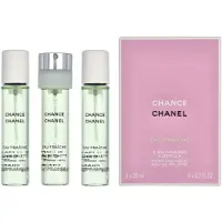 Chanel CHANCE EAU FRAICHE eau de toilette vaporisateur twist & spray 3 recharges 3 x 20 ml