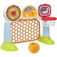 Chicco 3 In 1 Multisport League Educational Game Orange Enfants