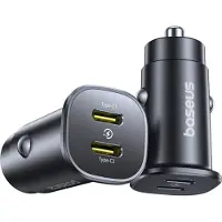 Baseus Gotrip 2 X Usb-C 30W Chargeur de voiture - Noir
