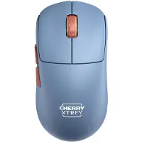 XTRFY M68 - Maus - optisch - 5 Tasten - kabellos - 2,4 GHz - kabelloser Empfänger (USB) - Blau (CX-M68W-BLUE)