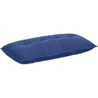 vidaXL Coussin dorsal bleu police 100 x 50 cm en velours côtelé