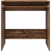 vidaXL Bureau , bois de récupération, panneaux de particules, 77,5 x 43 x 79 cm