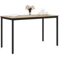 vidaXL Table haute en aggloméré, rectangulaire