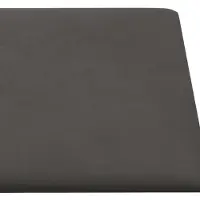 vidaXL : 12 pièces de garniture pour tête de lit, couleur gris foncé, en velours