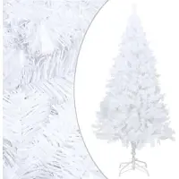vidaXL Arbre de Noël artificiel avec branches épaisses blanc 150cm PVC