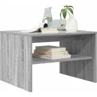 vidaXL Table basse gris Sonoma 60 x 50 x 40 cm Bois composite