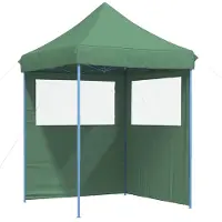 vidaXL Tente de réception verte 200 x 200 x 306 cm Tissu Oxford