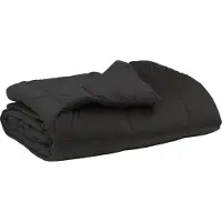 vidaXL Couverture de lit toute saison, 135 x 200 cm, 4 saisons, anthracite