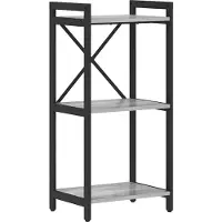 vidaXL Bibliothèque Sonoma gris 40 x 30 x 83 cm Bois d'ingénierie