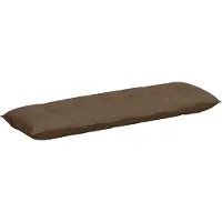 vidaXL Coussin De Dos Marron 160 X 19 X 50 Cm Tissu
