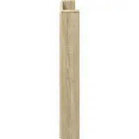vidaXL Tête de lit avec rangement , LED, bois d'ingénierie chêne Sonoma