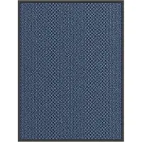vidaXL Paillasson bleu 90x120 cm