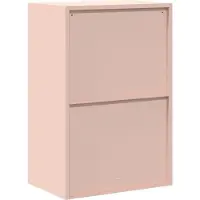 vidaXL Armoire de rangement Rose 60 x 40 x 90 cm Acier Laminé à Froid