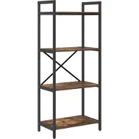 vidaXL Étagère Chêne fumé 56 x 34 x 133,5 cm Bois d'ingénierie