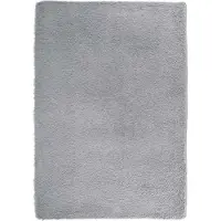 vidaXL Tapis shaggy à poils longs NAVARRA gris argenté 160x230 cm