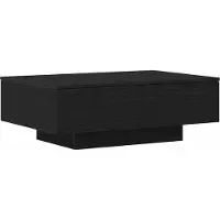 vidaXL Table Basse Chêne Noir 90X60X31 Cm Avec Bois d'Ingénierie Lumarko