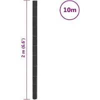 vidaXL Membrane anti-mauvaises herbes noir 2x10 m PP