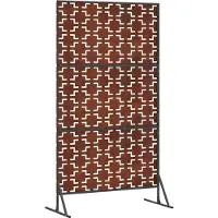 vidaXL Brise-vue gris 100 x 50 x 180 cm Acier résistant aux intempéries