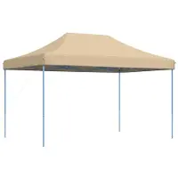 vidaXL Tente de réception beige 292 x 440 x 315 cm Tissu Oxford
