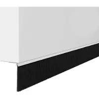vidaXL Joints d'étanchéité pour portes, à fixer, 6 pièces, 100 cm, alliage d'aluminium