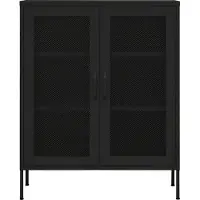vidaXL Armoire de rangement Noir 80x35x101,5 cm Acier