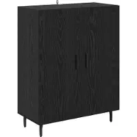 vidaXL Meuble haut, 2 pièces, imitation chêne noir, 69,5 x 34 x 180 cm
