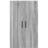vidaXL Armoire murale LUCCA, gris Sonoma, 60 x 31 x 100 cm, aggloméré