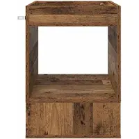 vidaXL Table d'appoint Bois ancien 40 x 40 x 56 cm Bois d'ingénierie